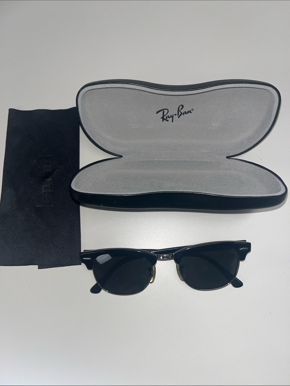 Ray-Ban Black Clubmaster 5154 Prescription Sunglasses w/ Case
